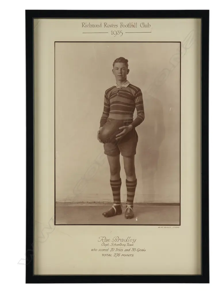 Alan Blakey (1888-1971) 'Rae Bradley Captain Schoolboy Team', Image 1++